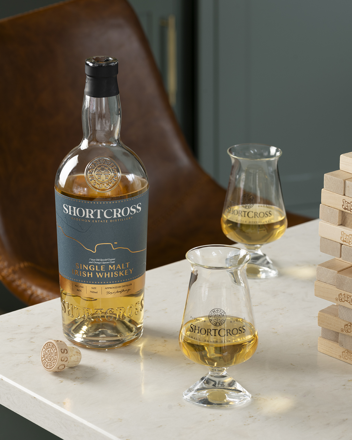 Shortcross Peated Single Malt Irish Whiskey