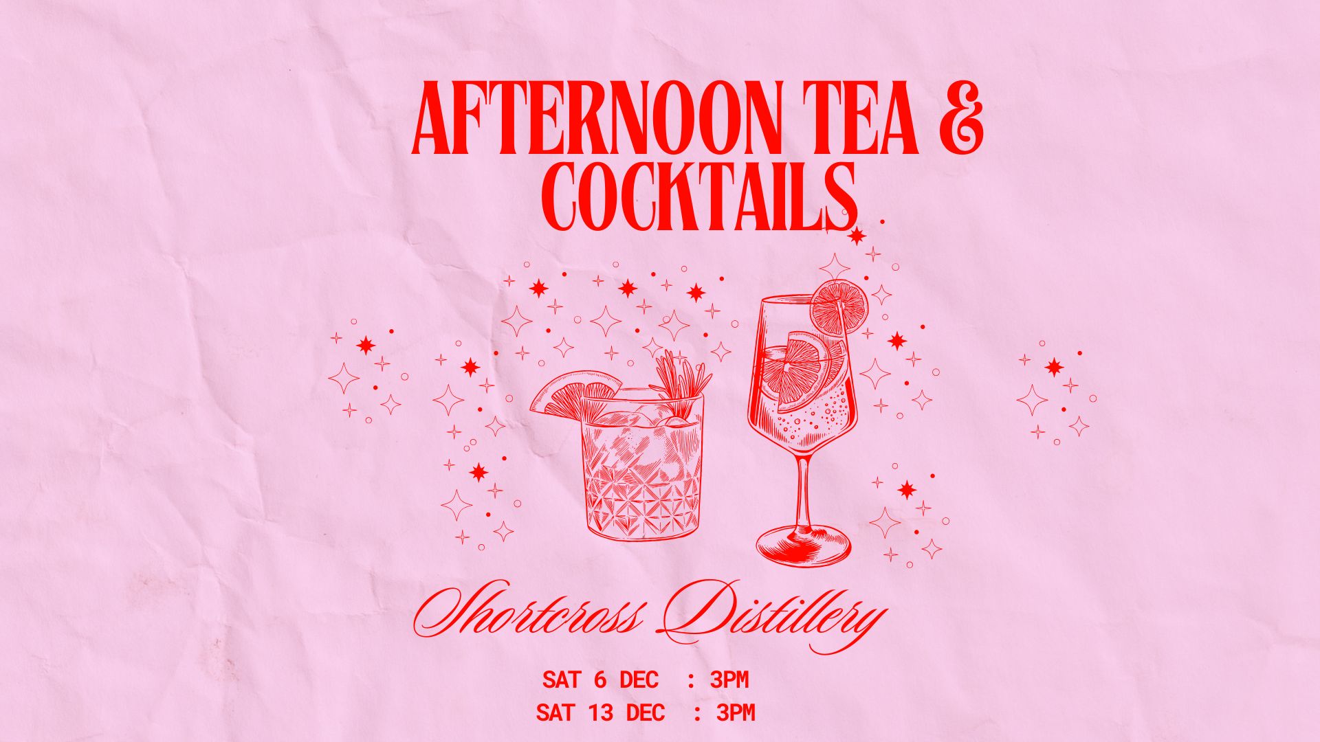 Christmas Cocktails & Afternoon Tea